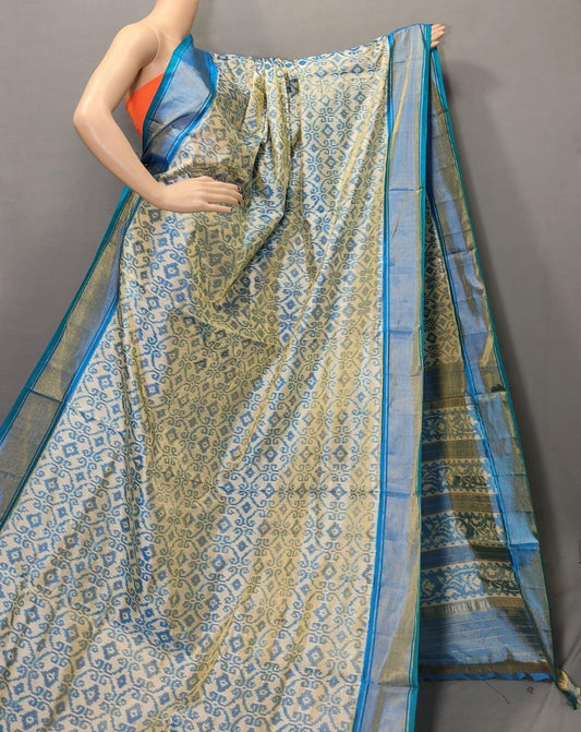 Pochampalli Ikkat Premium Saree - IDPIP0012